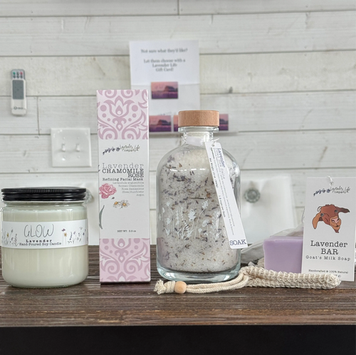 Bath and Relax — Lavender Spa Gift Set